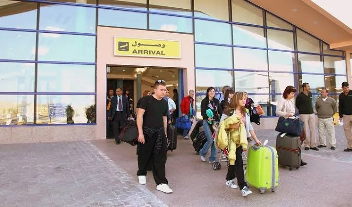 ARRIVAL-Ausgang am Marsa Alam Airport