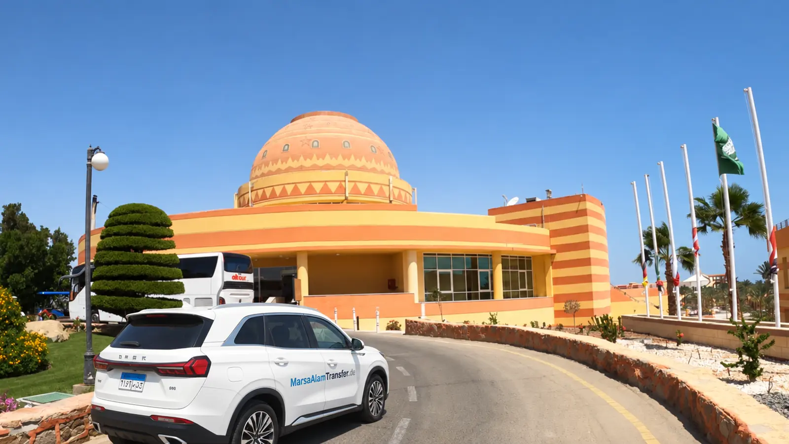 Transfer Flughafen Marsa Alam zum Malikia Resort Abu Dabbab